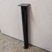 Black Rolling Office Table or Desk Leg 28" H